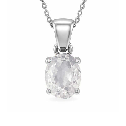 Premium Royal Sterling Silver Zircon Pendant