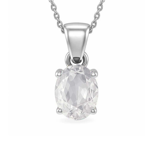 Premium Royal Sterling Silver Zircon Pendant