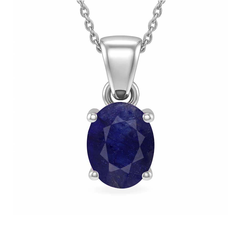 Luxury Designer Natural Blue Sapphire Pendant
