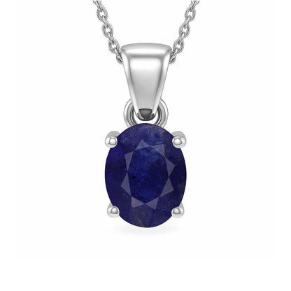 Luxury Designer Natural Blue Sapphire Pendant