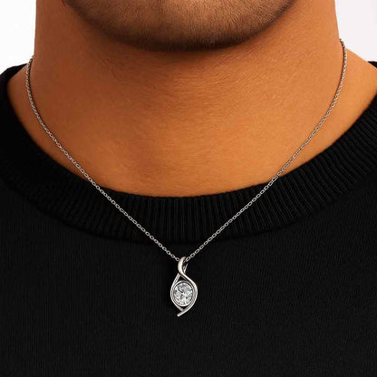 Luxury Designer Natural Zircon Pendant In Pure Silver Metal