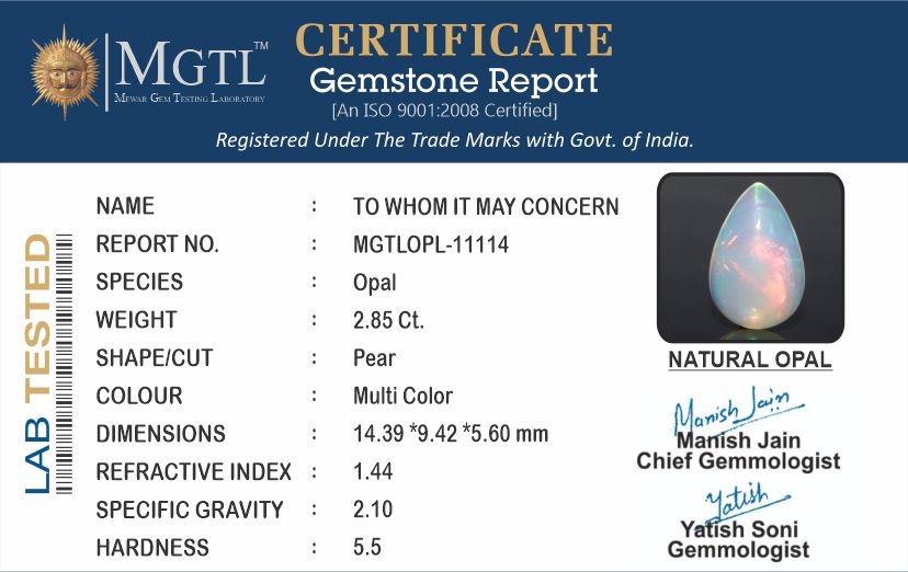 Opal - 2.85 Carats