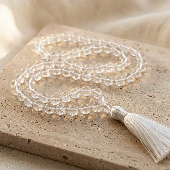 Original Sphatik Jaap Mala (Quartz - 6.00 MM)