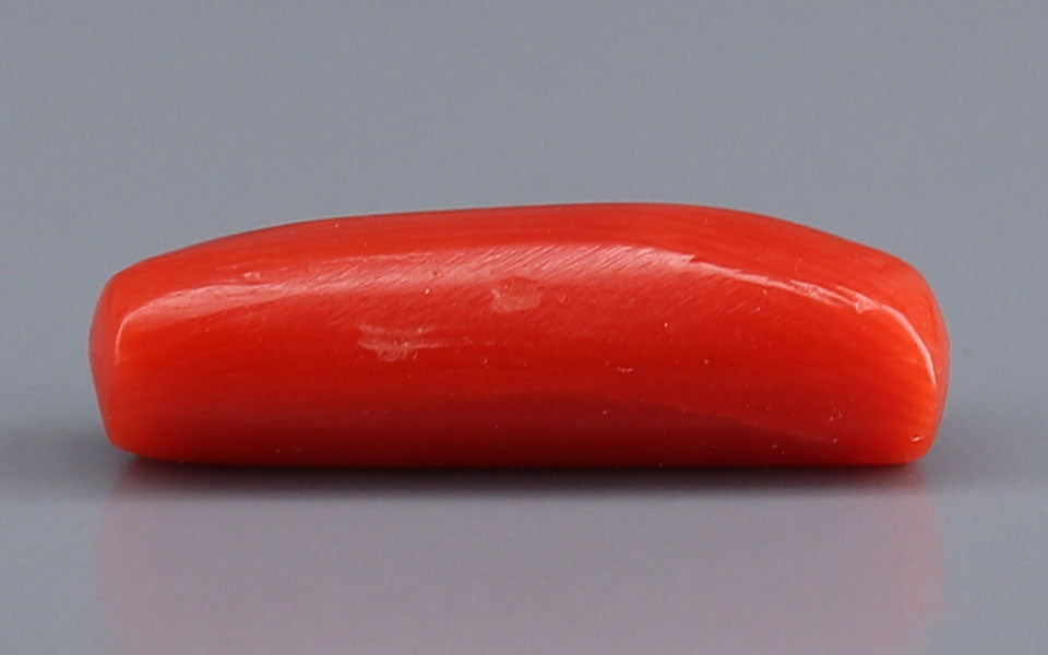Red Coral (Moonga) Gemstone - 5.31 Carats