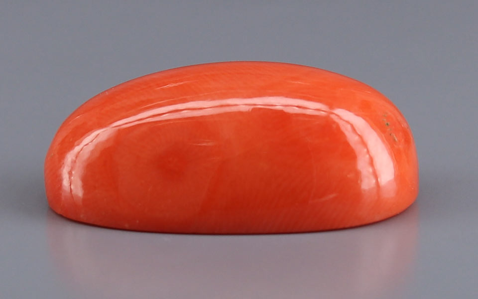 Red Coral (Moonga) Gemstone - 26.38 Carats