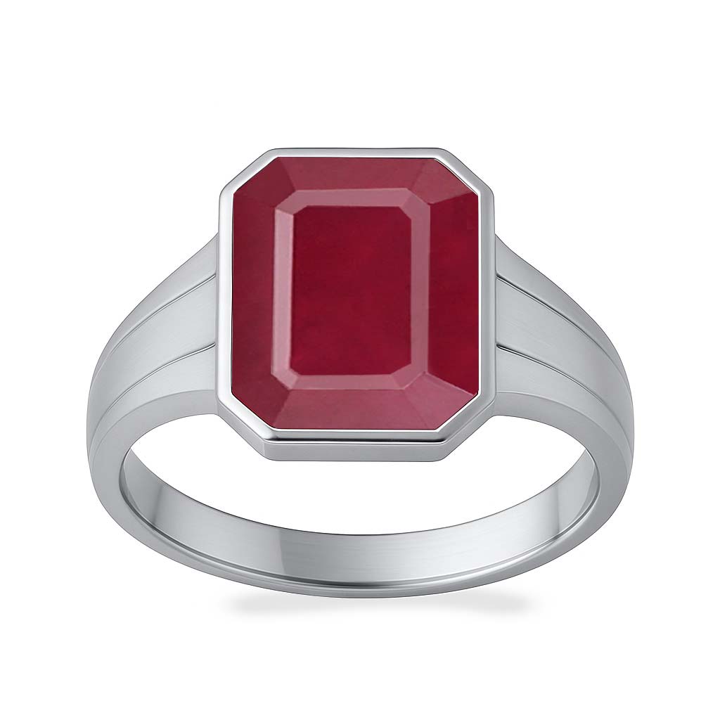 Grand Heritage 925 Sterling Silver Ruby Ring For Ladies