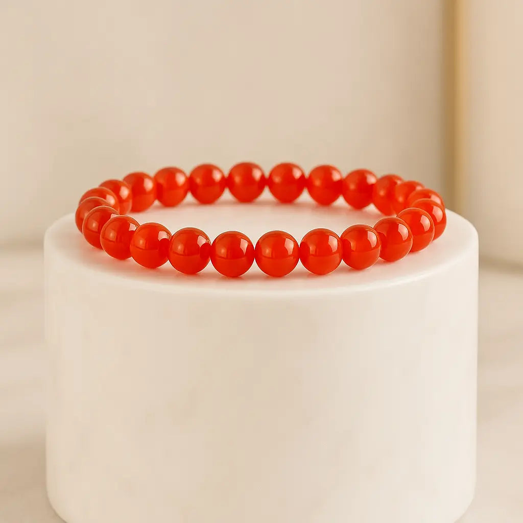 carnelian crystal bracelet