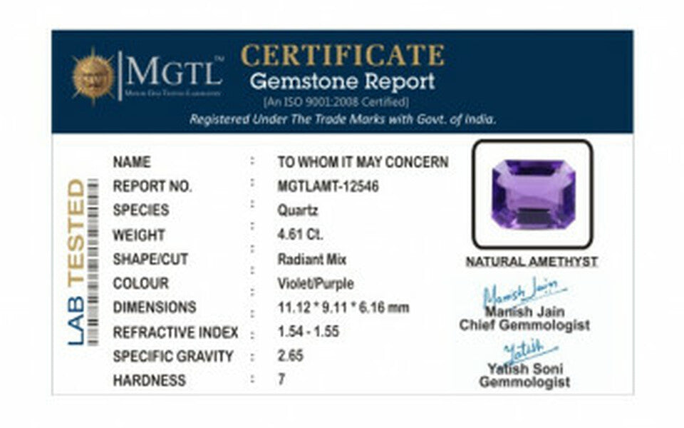 Amethyst - 5.02 Carats