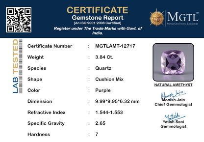 Amethyst - 3.84 Carats