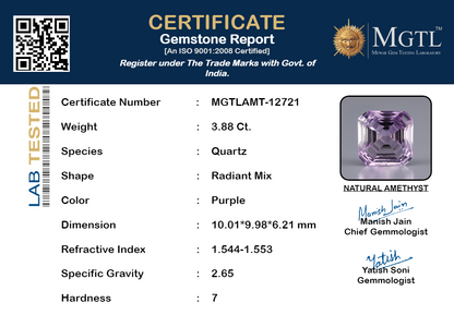 Amethyst - 3.88 Carats