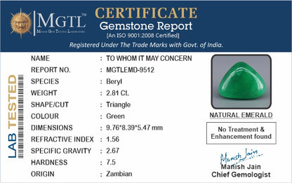Emerald (Panna) - 2.81 Carats