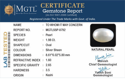 Keshi Pearl (Moti) - 1.98 Carats