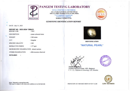 Keshi Pearl (Moti) - 2.68 Carats