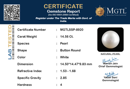 Keshi Pearl - 14.56 Carats (Moti - 15.87 Ratti)