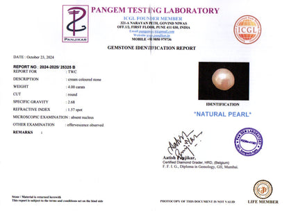 Keshi Pearl (Moti) - 4.00 Carats