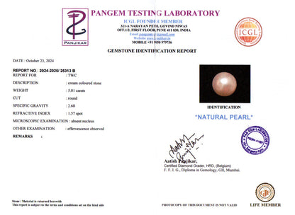 Keshi Pearl (Moti) - 5.01 Carats