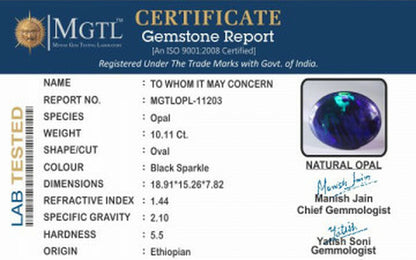 Opal - 10.11 Carats