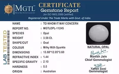 Opal - 3.58 Carats