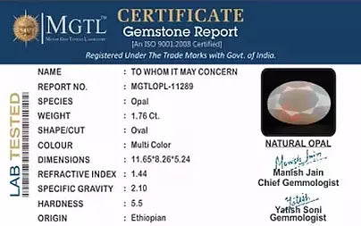 Fire Opal - 1.76 Carats