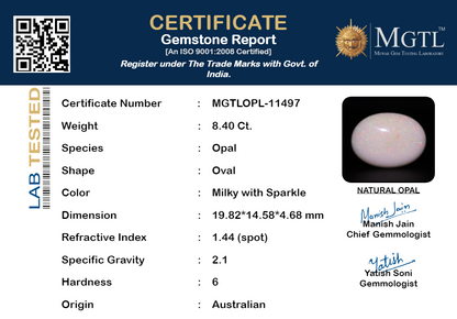 Opal - 8.40 Carats