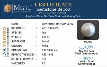 South Sea Pearl (Moti) - 3.86 Carats