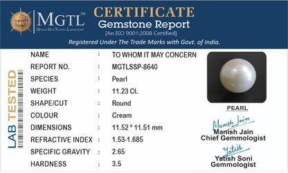 South Sea Pearl (Moti) - 11.23 Carats