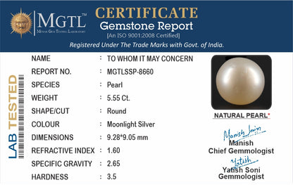 South Sea Pearl (Moti) - 5.55 Carats