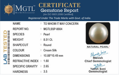 South Sea Pearl (Moti) - 8.51 Carats