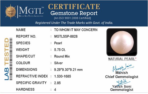 South Sea Pearl (Moti) - 5.75 Carats