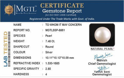 South Sea Pearl (Moti) - 7.48 Carats
