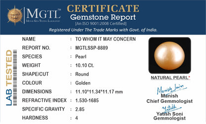 South Sea Pearl - 10.10 Carats (Moti - 11.01 Ratti)