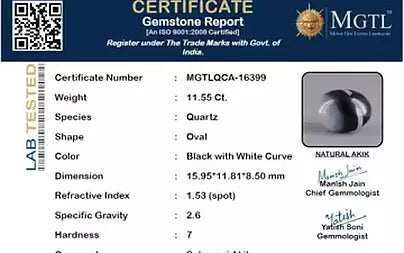 Sulemani Hakik - 11.55 Carats