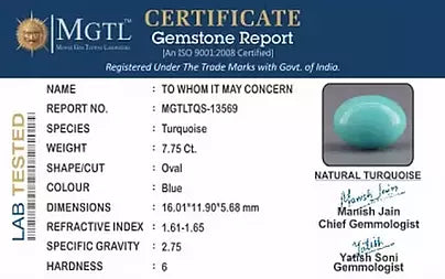 Turquoise - 7.75 Carats