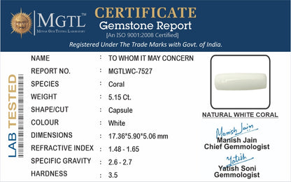White Coral - 5.15 Carats