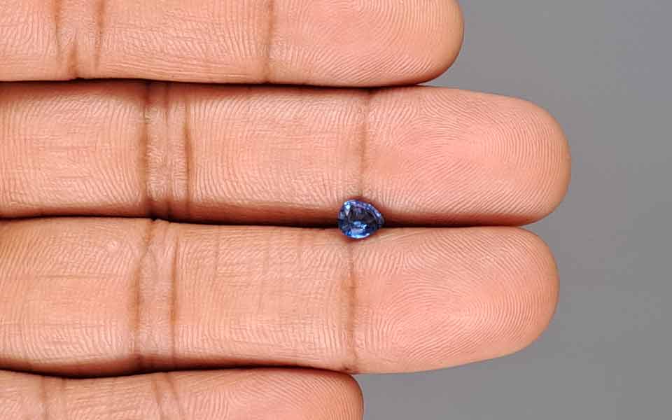 Blue Sapphire (Neelam) Gemstone - 0.58 Carats