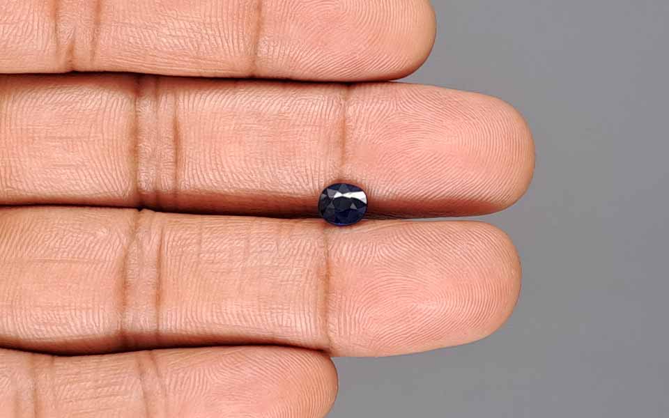 Blue Sapphire (Neelam) Gemstone - 0.89 Carats