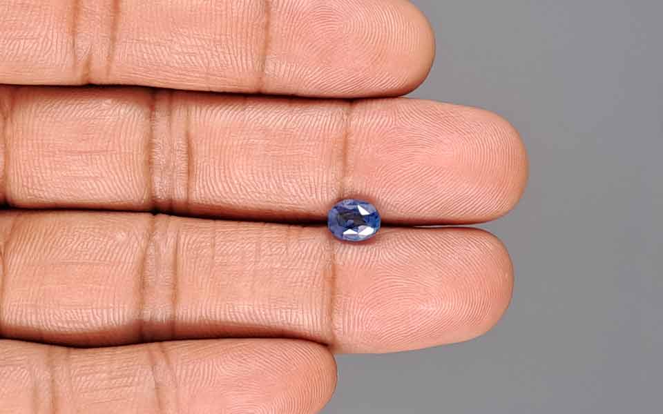 Blue Sapphire (Neelam) Gemstone - 1.38 Carats