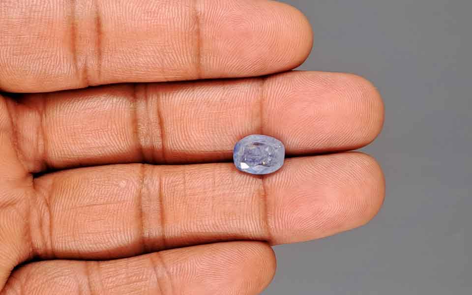 Blue Sapphire (Neelam) Gemstone - 3.46 Carats