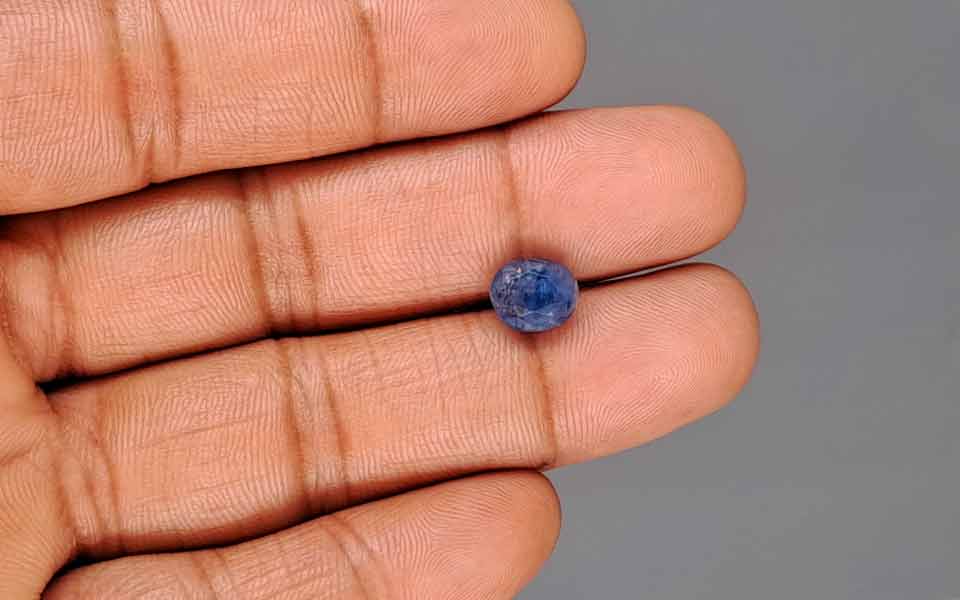 Blue Sapphire (Neelam) Gemstone - 3.81 Carats