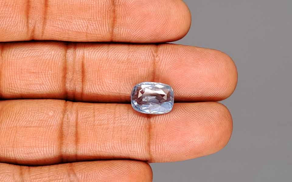 Blue Sapphire (Neelam) Gemstone - 6.58 Carats