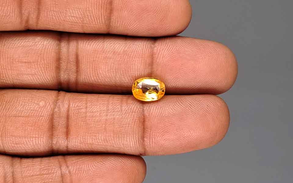 Yellow Sapphire (Pukhraj) Gemstone - 2.28 Carats