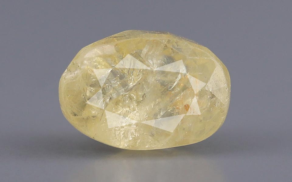 Yellow Sapphire (Pukhraj) Gemstone - 5.19 Carats