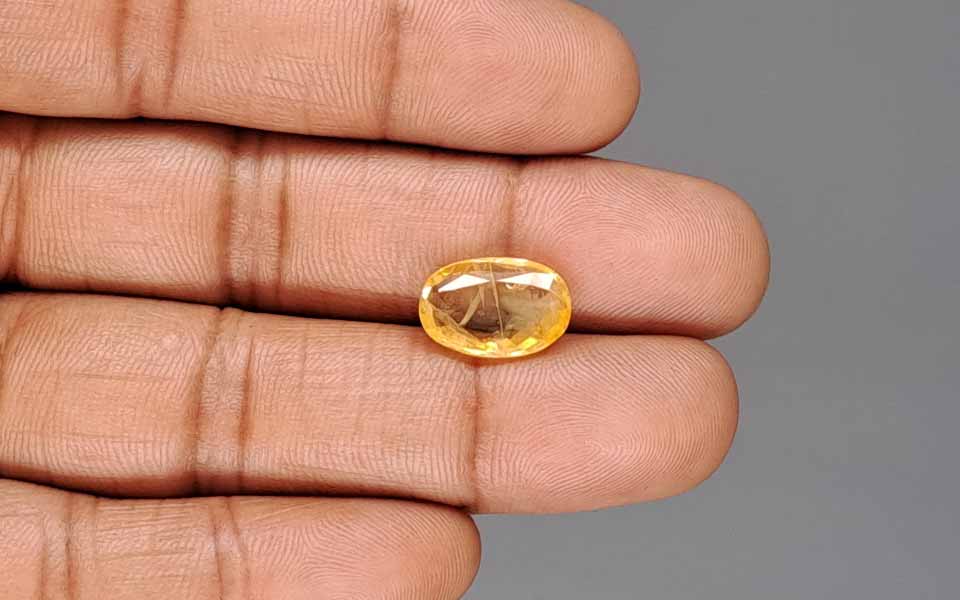 Yellow Sapphire (Pukhraj) Gemstone - 5.25 Carats