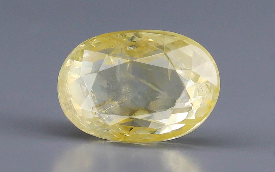 Yellow Sapphire (Pukhraj) Gemstone - 5.47 Carats