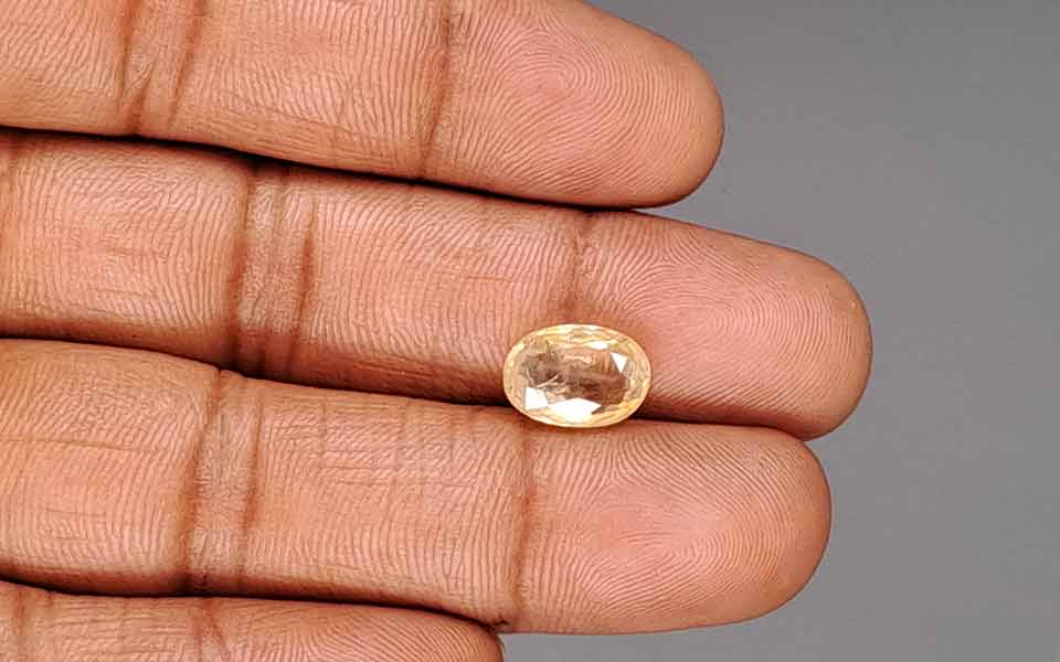 Yellow Sapphire (Pukhraj) Gemstone - 5.47 Carats