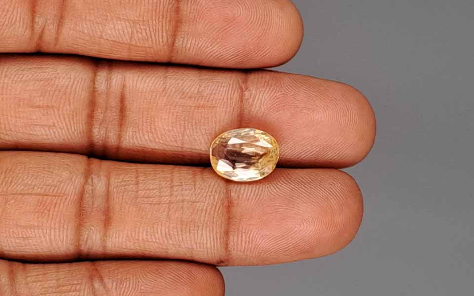 Yellow Sapphire (Pukhraj) Gemstone - 5.54 Carats
