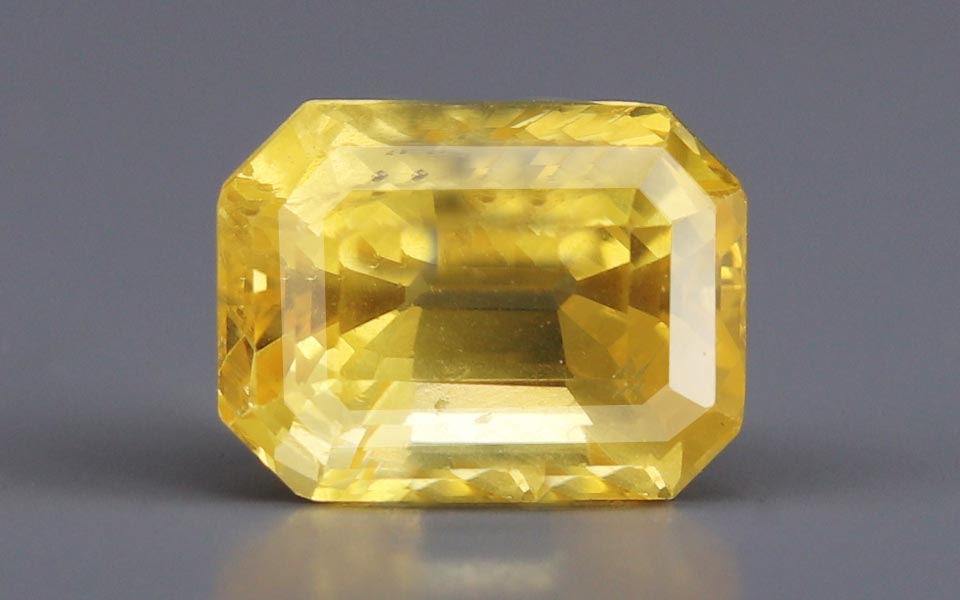 Yellow Sapphire (Pukhraj) Gemstone - 6.46 Carats