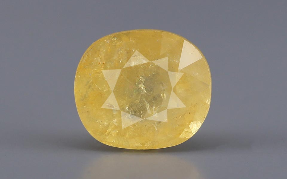 Yellow Sapphire (Pukhraj) Gemstone - 6.59 Carats
