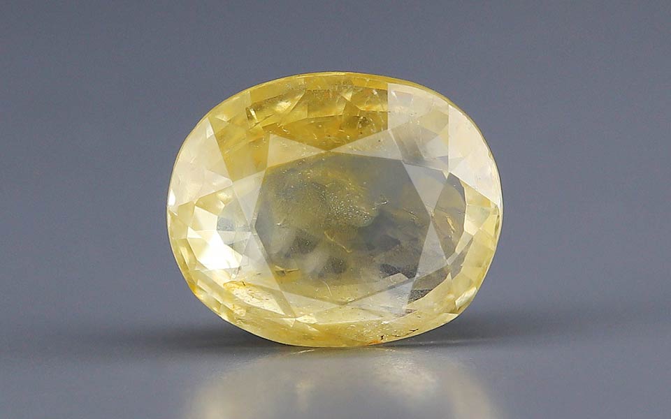 Yellow Sapphire (Pukhraj) Gemstone - 6.84 Carats