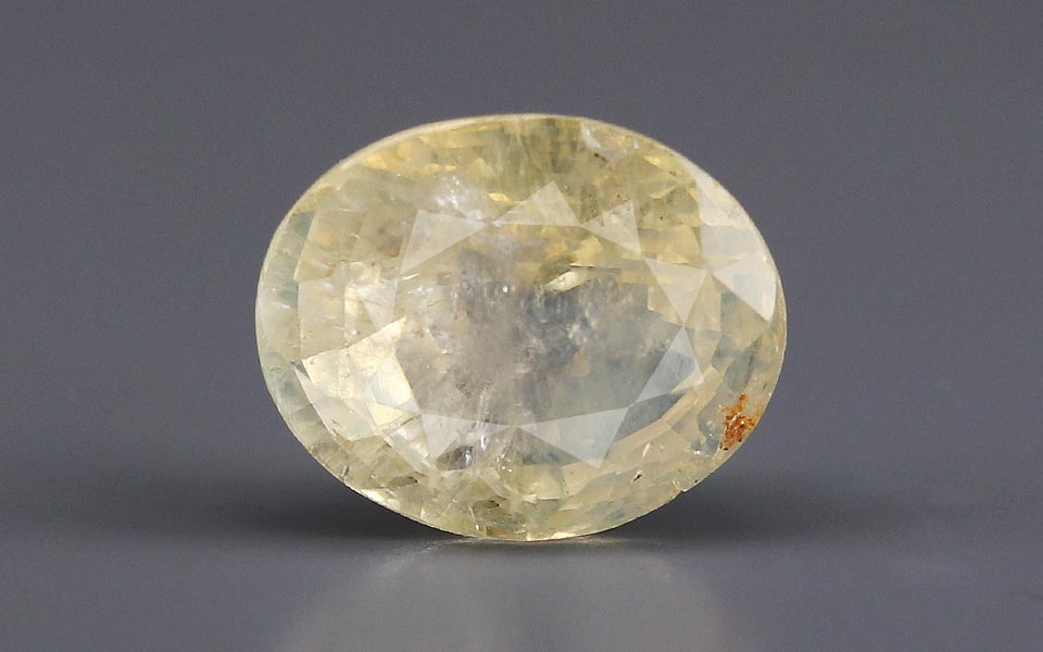 Yellow Sapphire (Pukhraj) Gemstone - 6.86 Carats